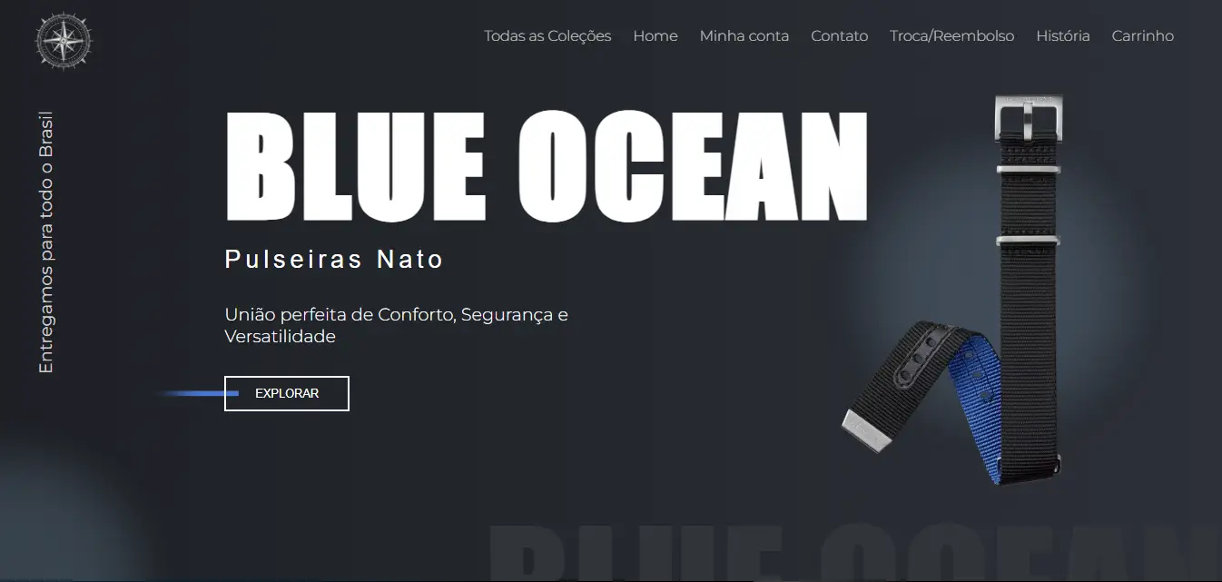 Site da Blue Ocean