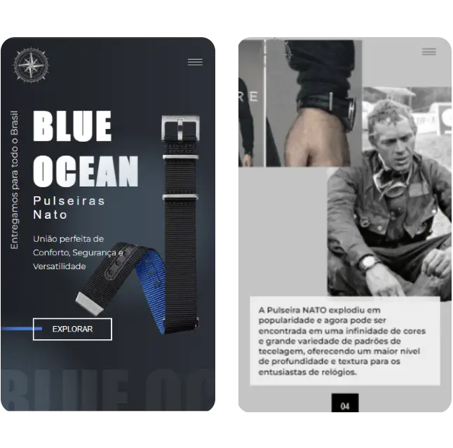 Site da Blue Ocean