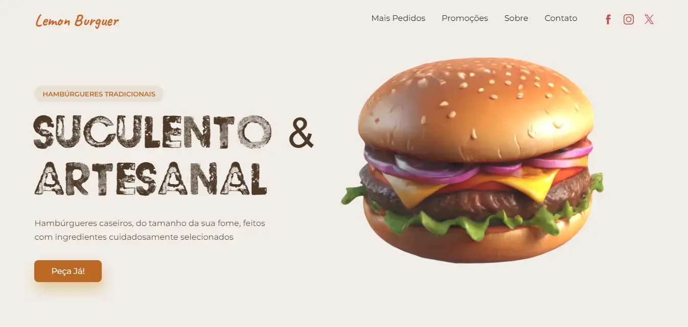 Exemplo de Landing Page